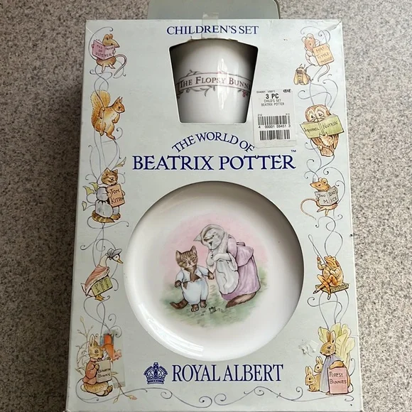 Vintage Royal Albert 1986 Beatrix Potter children’s 3 piece set - Picture 2 of 16